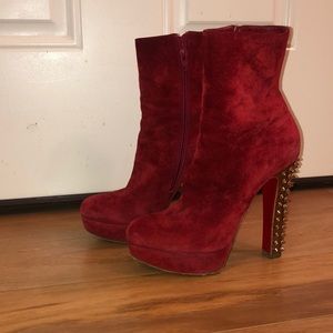 Christian louboutin booties size 38 1/2